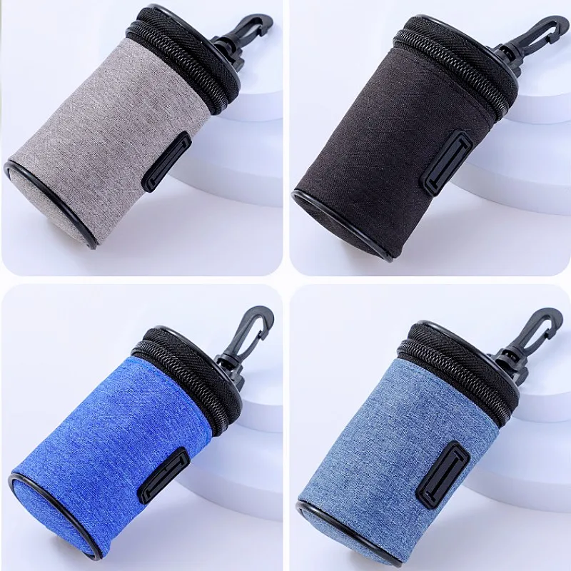 Dispensador de bolsas de caca para perros, soporte portátil para bolsas de caca para perros, soporte para bolsas de basura para caminar, dispensador de bolsas de aseo colgantes para perros - imagen 3