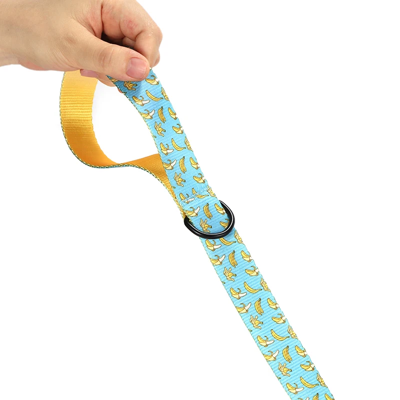 PLATTCO Correa para perro de diseño único BANCING BANANA conveniente para caminar al perro accesorio para perros pequeños, medianos y grandes 5 tamaños PDL327 - imagen 5