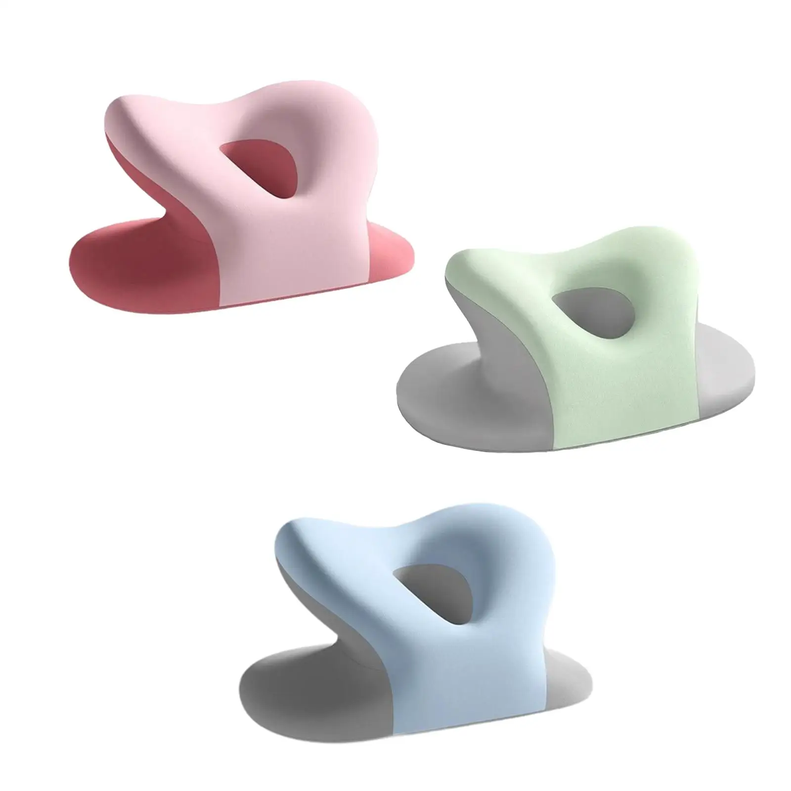 Nap Sleeping Pillow Multifunction Neck Cushion Comfortable Head Cushion Slow Rebound Face Down Desk Pillow Face Cradle Neck Pad