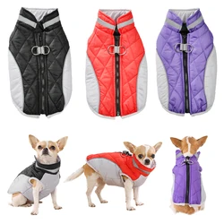 Chaleco impermeable reflectante para perros y gatos pequeños – Abrigo invierno