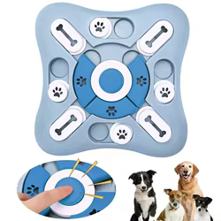 Comedero lento para perros: juguete interactivo rompecabezas cachorros