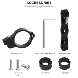 Adaptador portabidones para bicicleta de montaña y carretera