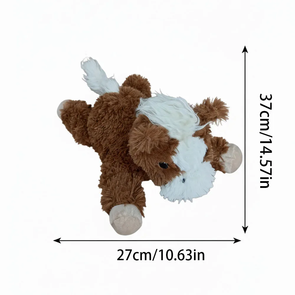 Juguete masticable de felpa para mascotas: juguete interactivo de compañero molar chirriante, material duradero no tóxico para aliviar el aburrimiento,