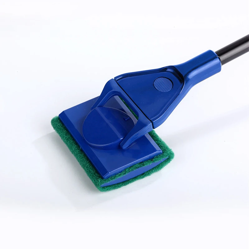 Herramientas de limpieza de acuario 5 en 1, juego de limpieza de pecera, rastrillo de grava, raspador de algas, tenedor, cepillo de esponja, limpiador de vidrio - imagen 2