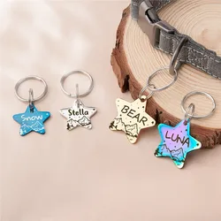 Colgante personalizado para gatos y perros con nombre y tel.