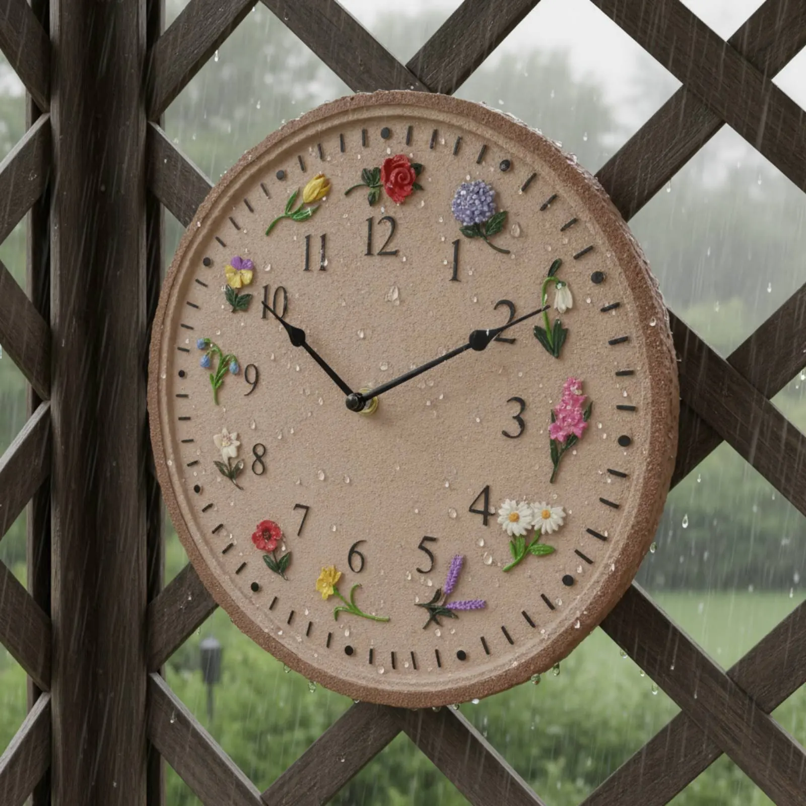 Reloj de pared exterior IP44 impermeable 3D diseño europeo para piscina
