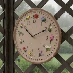 Reloj de pared exterior IP44 impermeable 3D diseño europeo para piscina