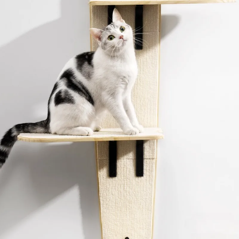 Tipo colgante detrás de la puerta, árboles para gatos, poste de escalada para gatitos, camas de torre, muebles para mascotas, tablero rascador para el hogar, juguetes, suministros para gatos - imagen 4