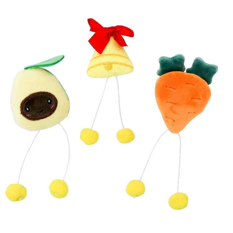 Juguete de felpa con forma de aguacate para gato, campana de hierba, bola antiarañazos, menta, nuevo - imagen 4