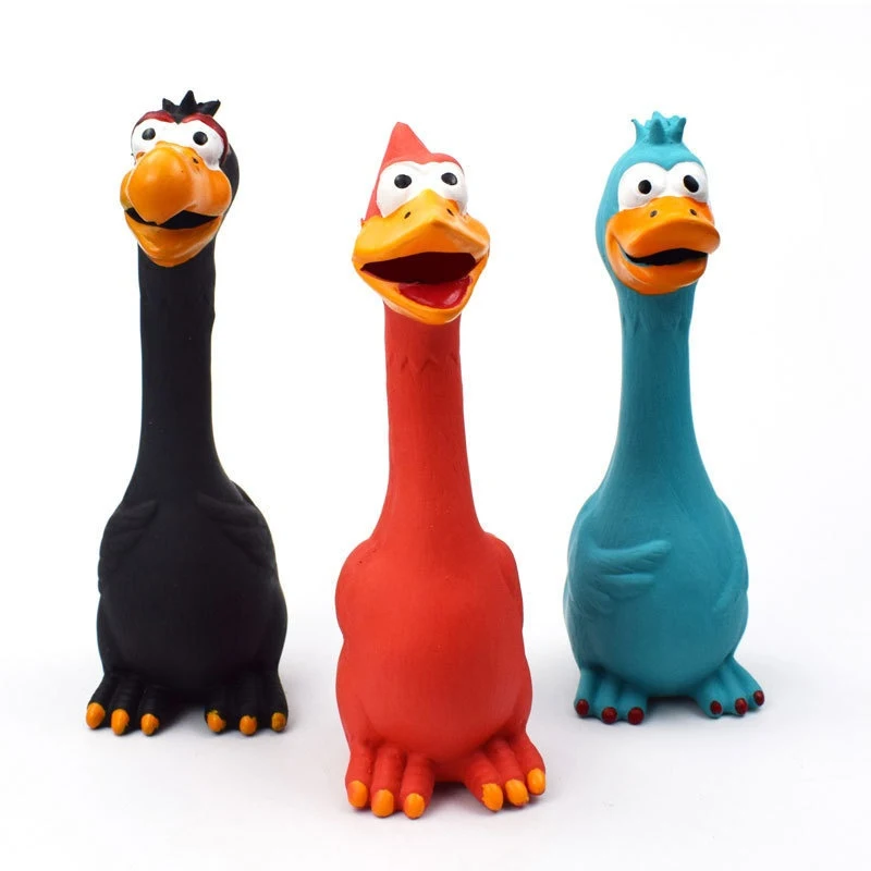 Juguetes de látex para mascotas, juguetes para perros y pollos, resistentes a las mordeduras y a los dientes, fabricación de sonido, respetuosos con el medio ambiente - imagen 5