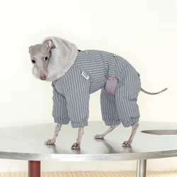 Abrigo acolchado impermeable para Galgo Italiano y perros medianos
