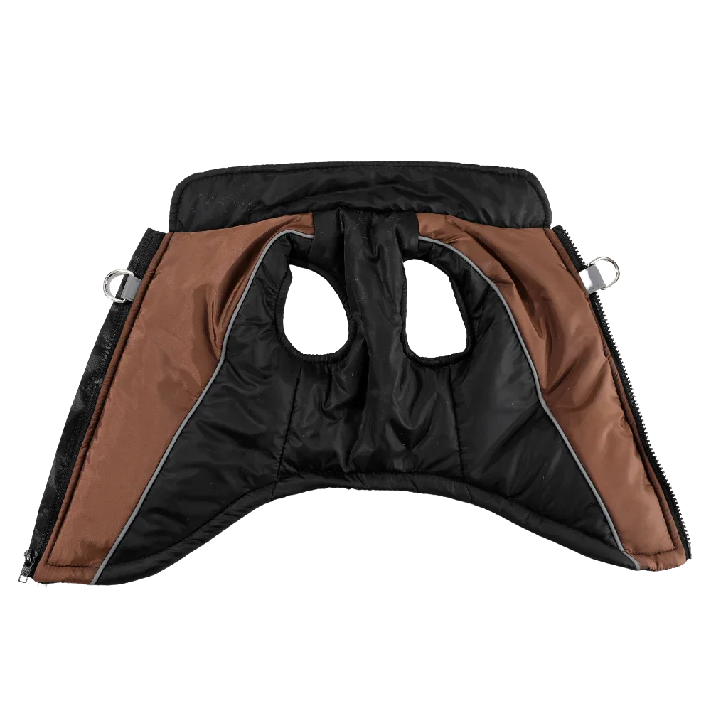 Ropa reflectante para perros pequeños y medianos, chaleco cálido a prueba de viento para gatos, abrigo con anillo en D, monos para Pug, trajes para mascotas - imagen 4