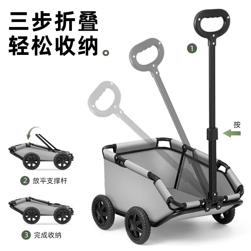 Carro pequeño para mascotas, carrito de peluche para perros y gatos, cochecito de viaje para perros, carrito plegable ligero para gatos, cochecito para mascotas - imagen 3