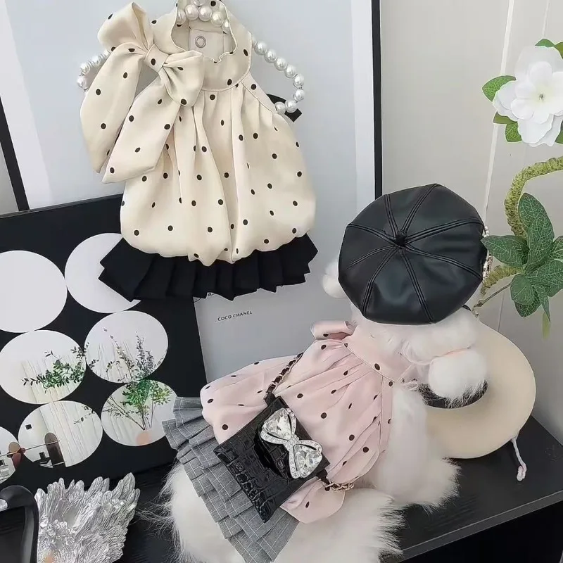 Vestido de lunares para perros pequeños y cachorros - imagen 5