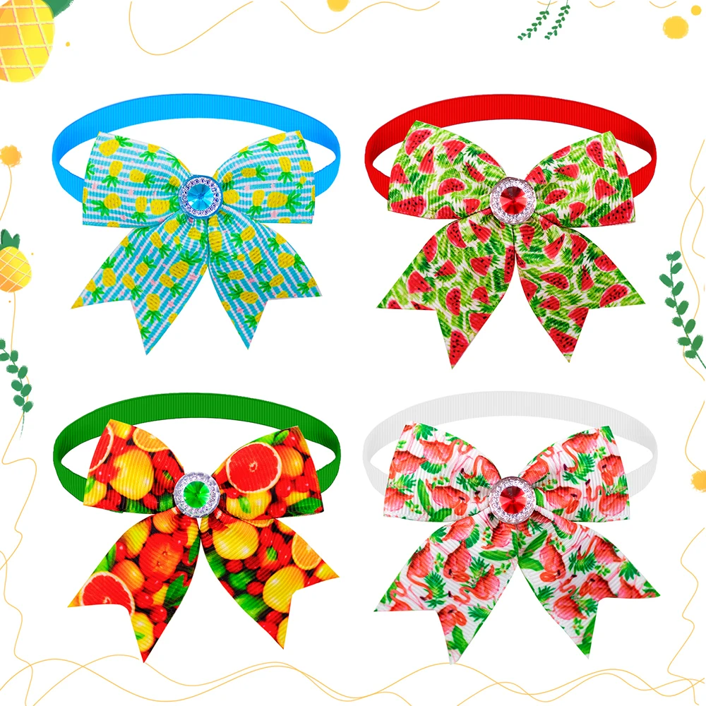 Accesorios frutales para mascotas - pajaritas para collar