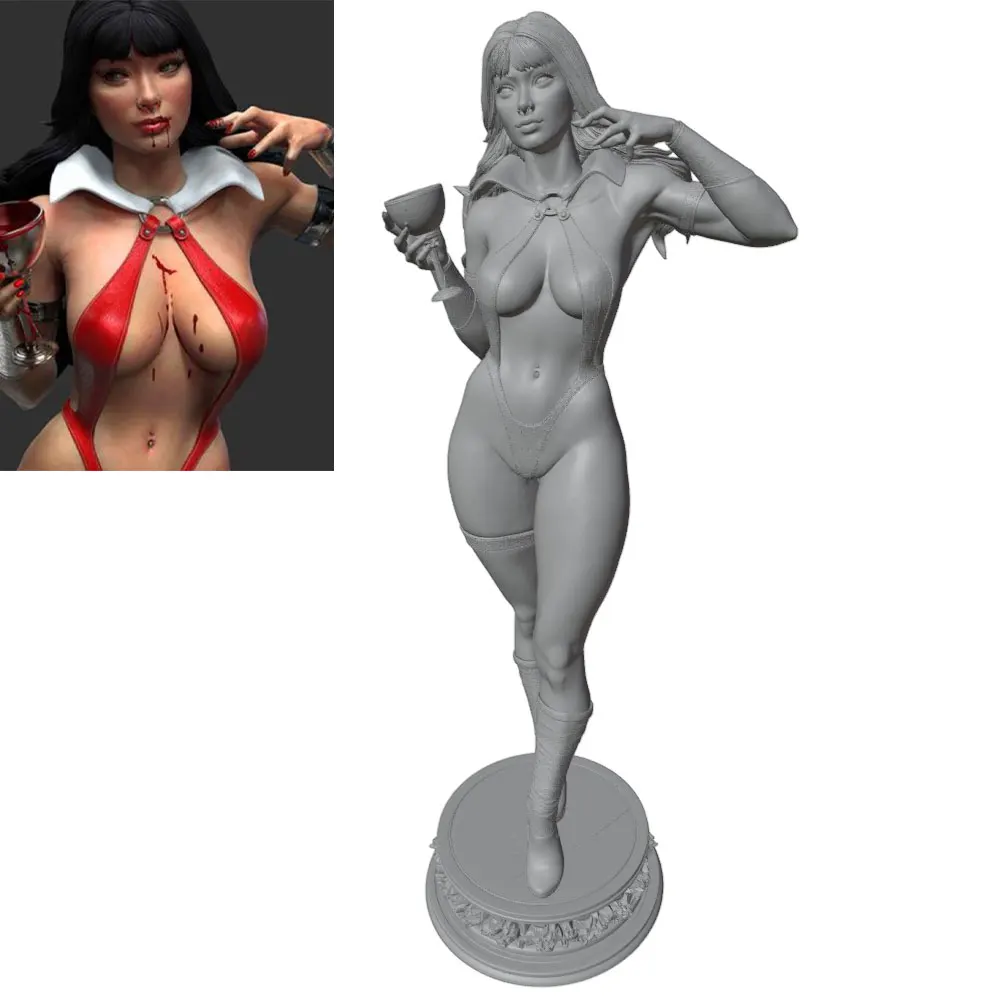 Kit de modelo de resina 1/24 – Figura miniature DIY sin montar - imagen 5