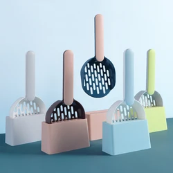 Pala resistente para caja arena gato – Escobilla plástica