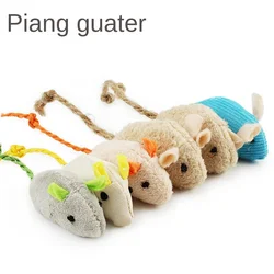Ratones de peluche con hierba gatera para gatos – Pack de juguetes