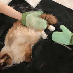 Guante de aseo para perros y gatos: elimina pelo, masaje sin arañar