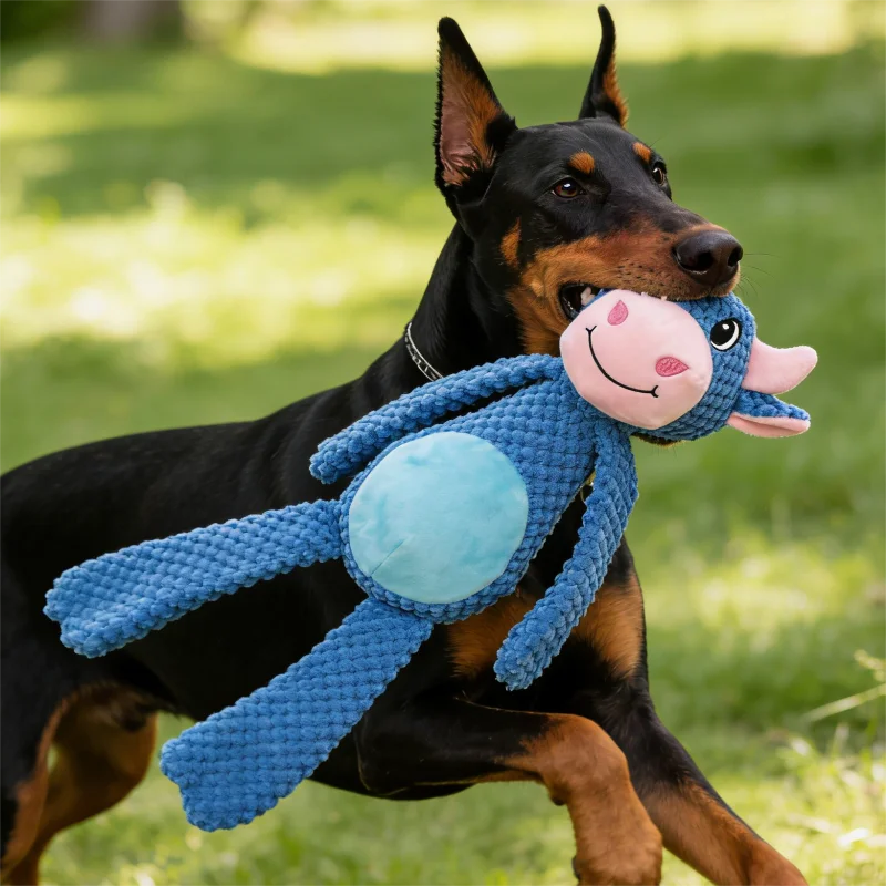 Juguetes de peluche para perros crudos, juguetes resistentes para masticar dientes, juguete de peluche indestructible para perros, animales bonitos, juguetes seguros para perros pequeños, suministros para mascotas - imagen 3