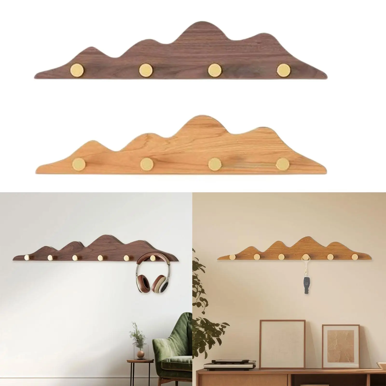 Perchero de montaje en pared para sombreros, organizador de colgador de toallas de baño para batas, sudaderas con capucha, cocina y dormitorio