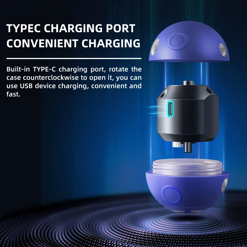 Nueva pelota de juguete móvil automática para perros, pelota de juguete interactiva para masticar con USB inteligente para saltar, juguetes para cachorros, regalo - imagen 5