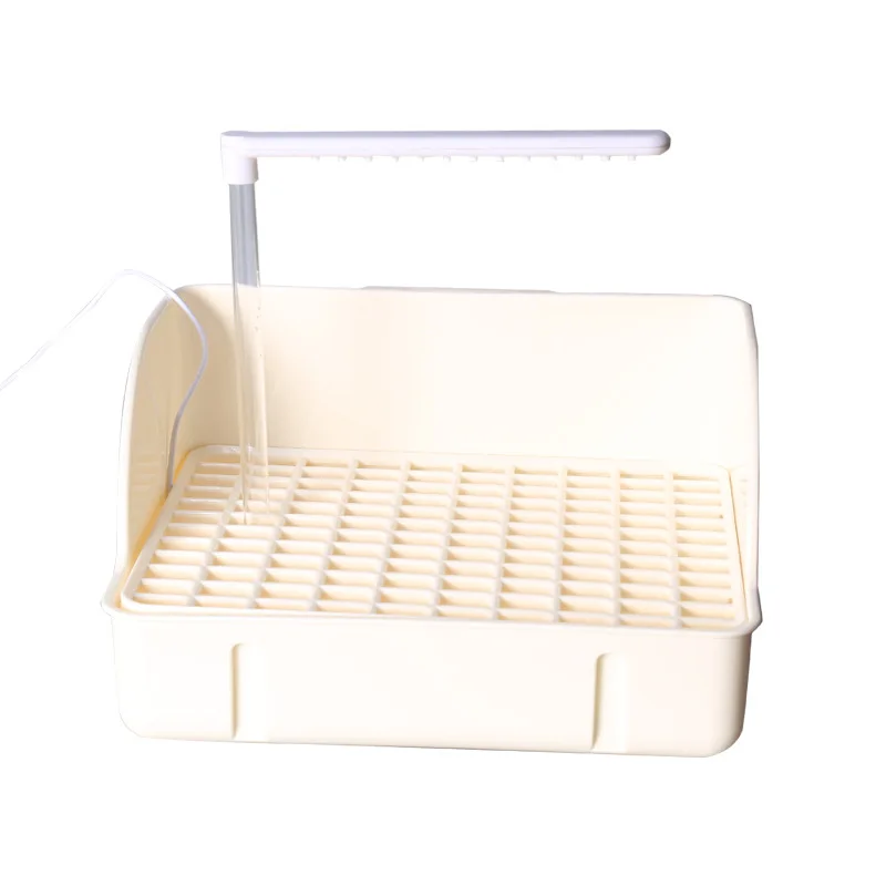 Caja de baños para pájaros, lavabo de baño para loros, circulación automática de agua de lluvia, artefacto de baño Xuanfeng pequeño para el sol - imagen 2