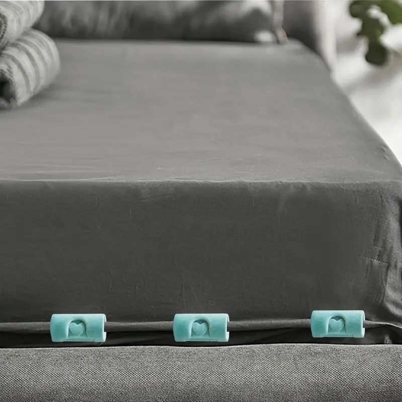 Pinzas para sábanas de cama, pinzas para mantas, Clips portátiles y reutilizables para fundas de edredón, Clips para mantener las sábanas cómodas - imagen 3