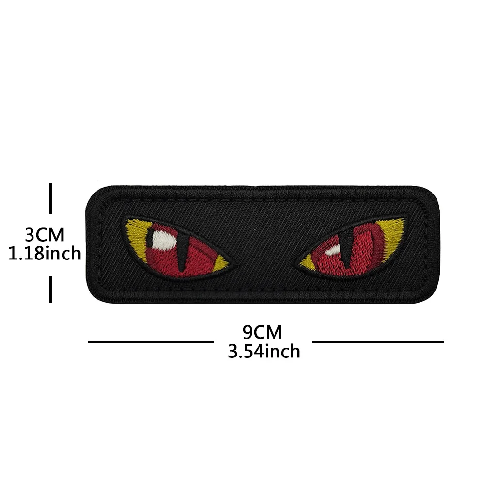 Parche bordado para gatos y perros: ojos Sharingan y Rinnegan - imagen 3