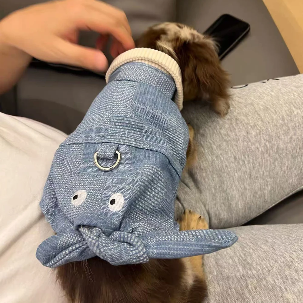 Abrigo vaquero para perro salchicha – Cálido y cómodo para primavera - imagen 3