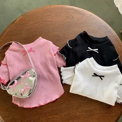 Ropa veraniega para perros - Camiseta rosa comoda cachorros suaves