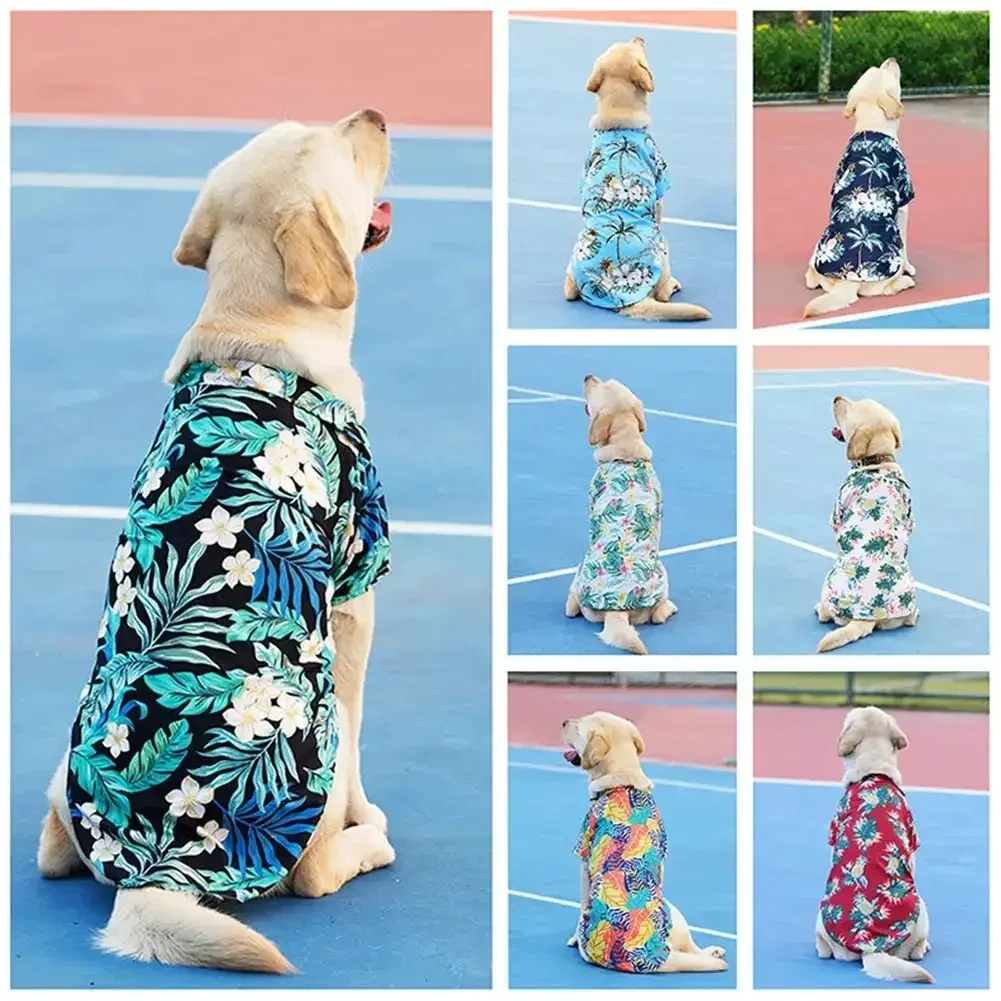 Ropa para mascotas, ropa para cachorros, camisa de verano para perros, blusa para perros, camisas, suministros de ropa de primavera, productos para el hogar y el jardín - imagen 3