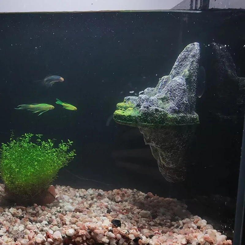 Adornos flotantes de pómez para pecera – Decoración acuática - imagen 3