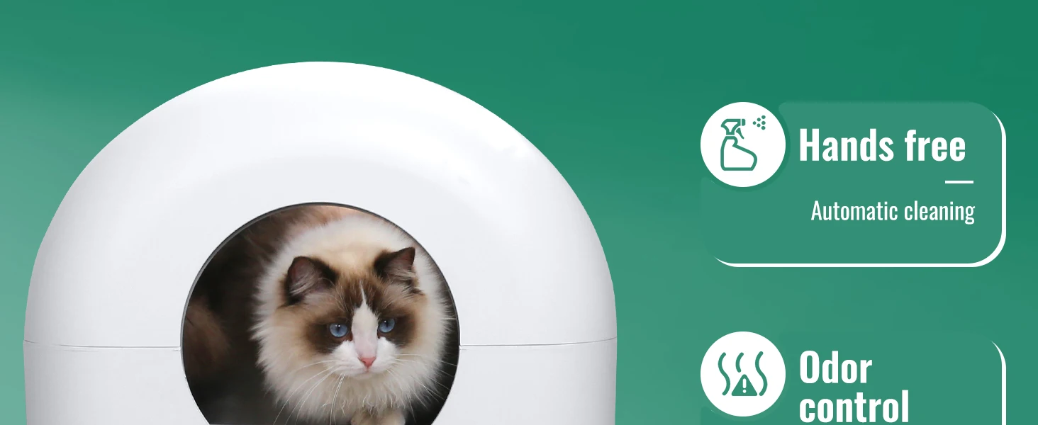 self cleaning litter box