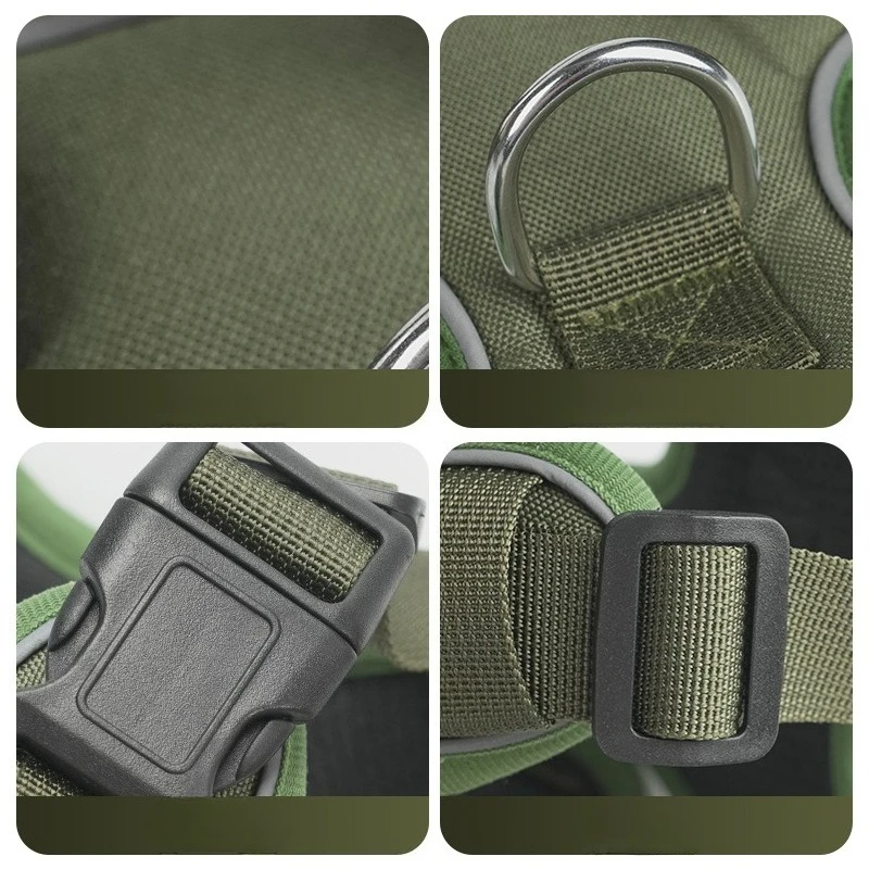 Arnés grande para perros, correa para mascotas, pastor alemán Malinois, chaleco de entrenamiento para caminar, accesorios para perros medianos - imagen 5