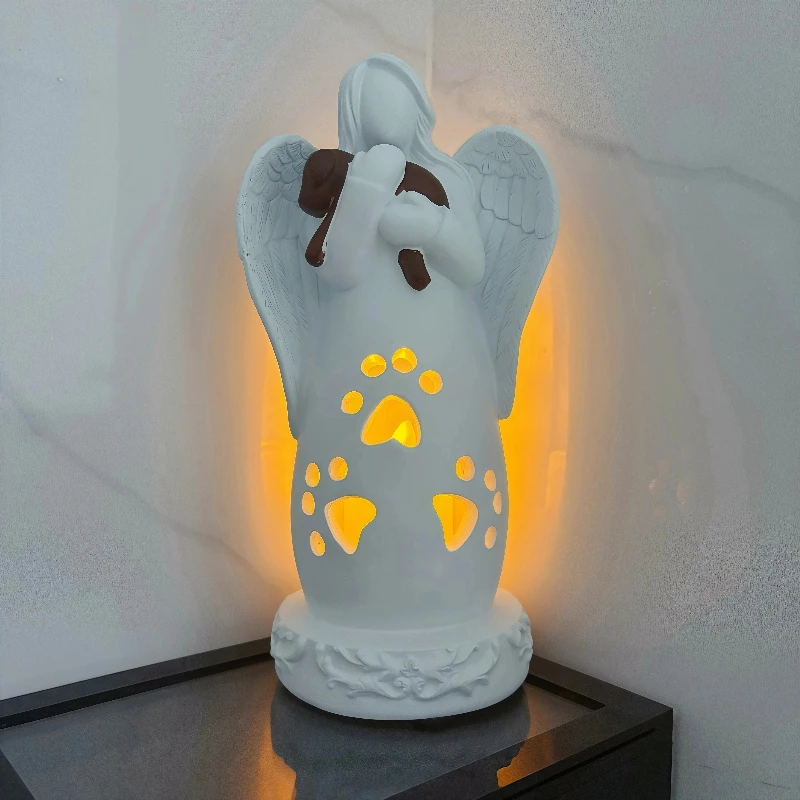 Lámpara conmemorativa para mascotas, vela electrónica para perros y gatos, recuerdo de gatitos, cachorros, lámparas de memoria para mascotas, gatos, lápida para perros, suministros de recuerdos - imagen 5