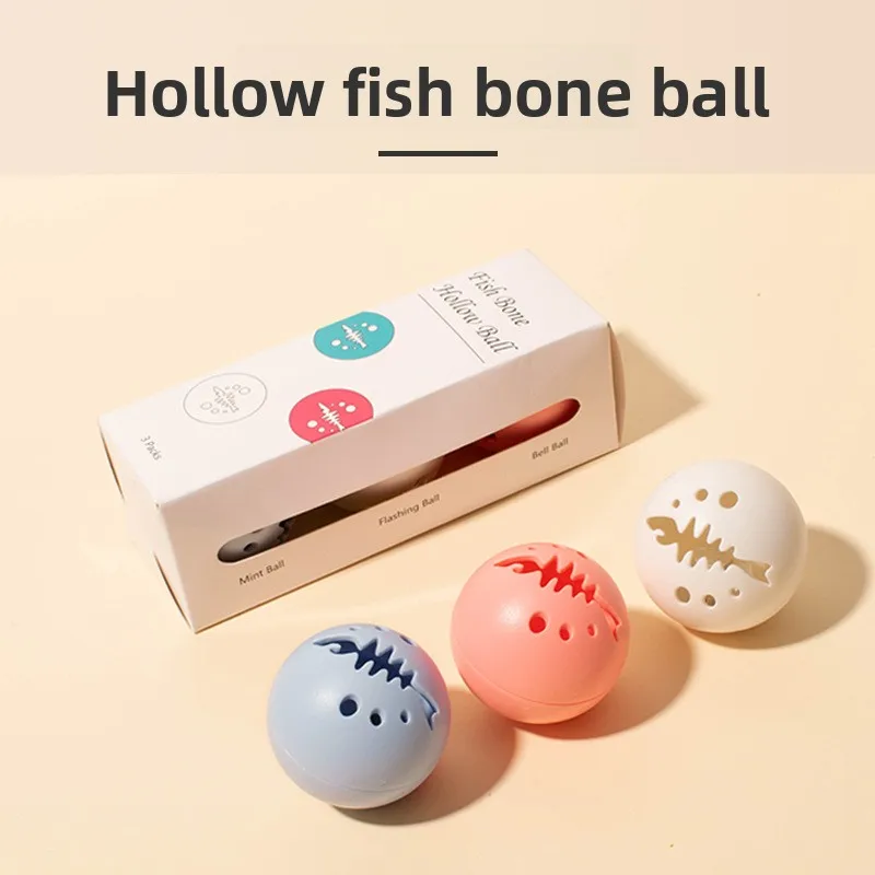 Juguete interactivo para gato con hierba gatera y bola con cascabel