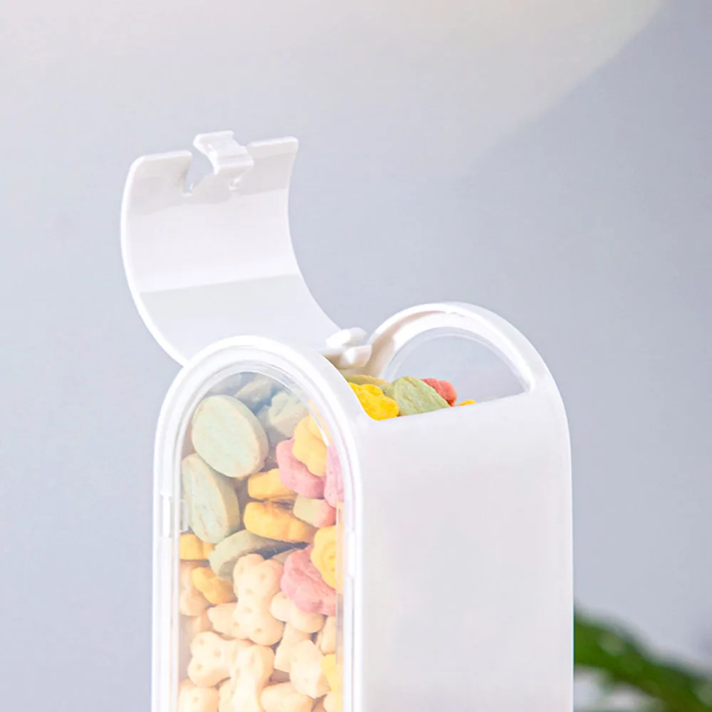 Cuenco alimentador automático para hámster, dispensador de comida para animales pequeños para hámsteres enanos, gerbos y ratones, autoalimentación antiderrames - imagen 4