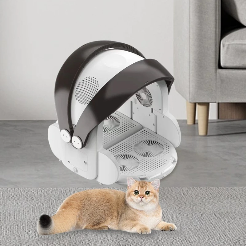 Pet Drying Box Foldable Water Dryer Household Cat Dog Hair Dryer Automatic Intelligent Drying Artifact Pet Products - imagen 2