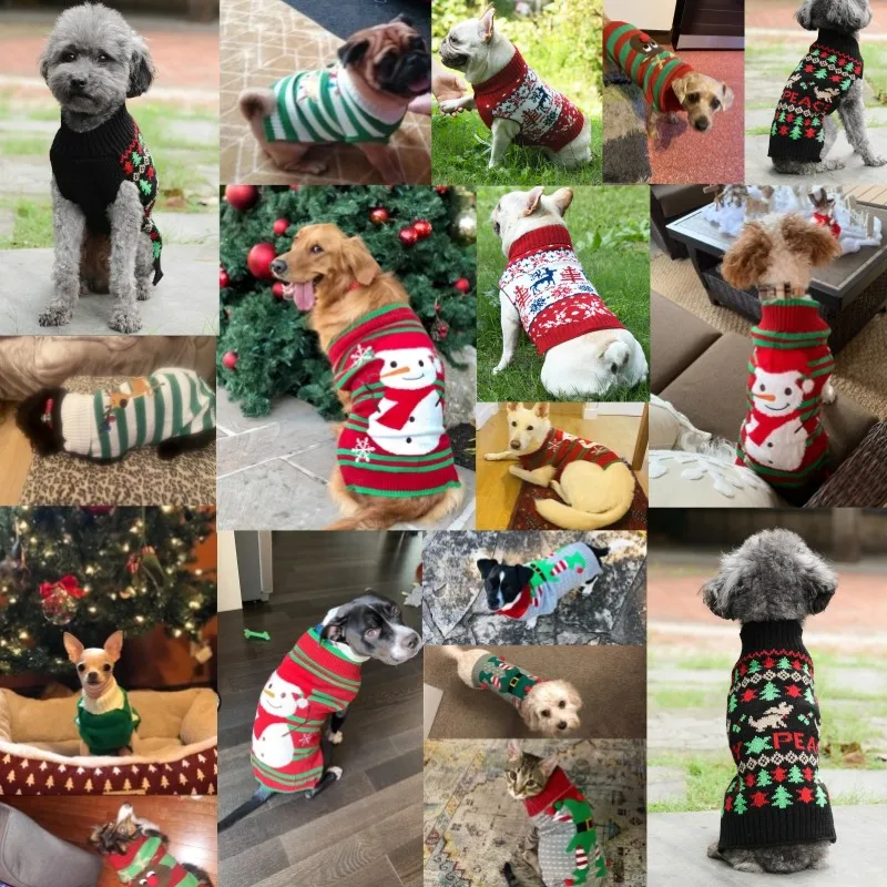 Suéter cálido de Navidad para perros pequeños, medianos y grandes - imagen 5