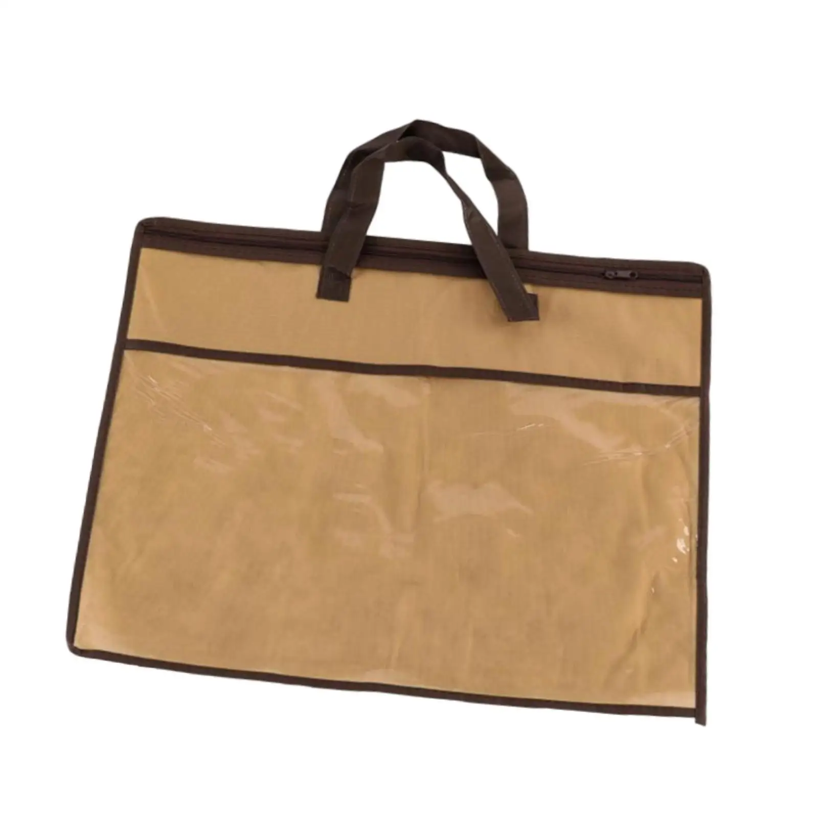 Pillow Storage Bag Handbag Lightweight Saving Space Non Woven Zippered Travel Packing Organizer Home Organizer for Bed Sheets