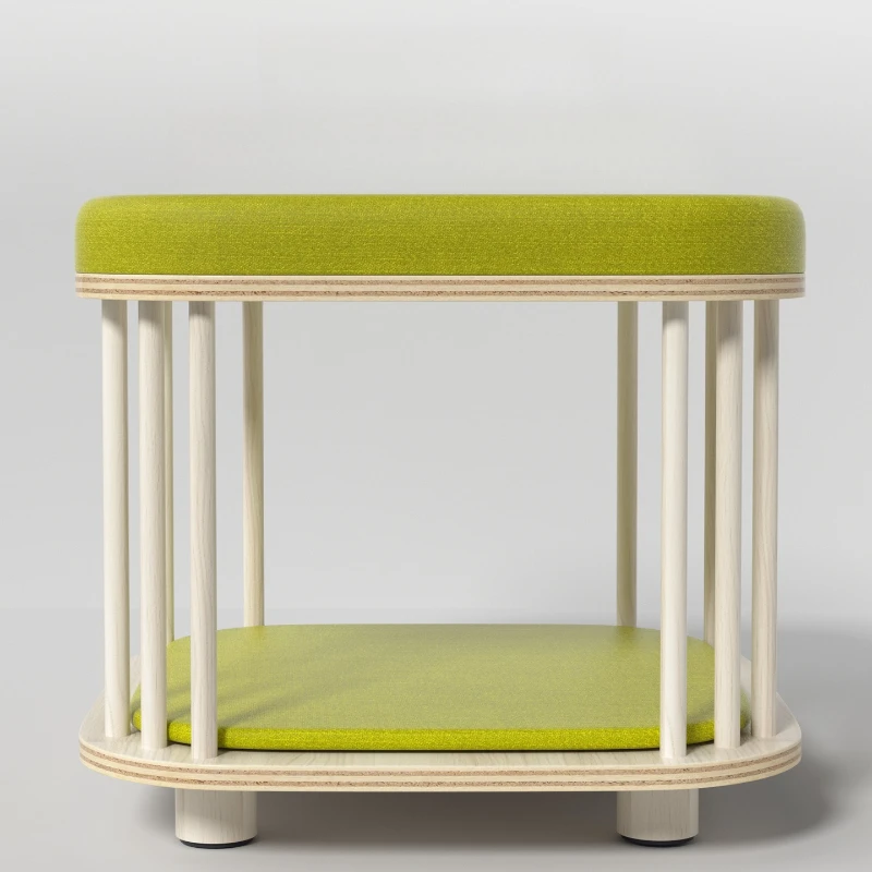 Taburete cama para gatos, sofá, cama para perros y gatos, cama para dormir de madera para perros y gatos, muebles, accesorios para gatitos, casa para gatos, suministros para mascotas - imagen 4