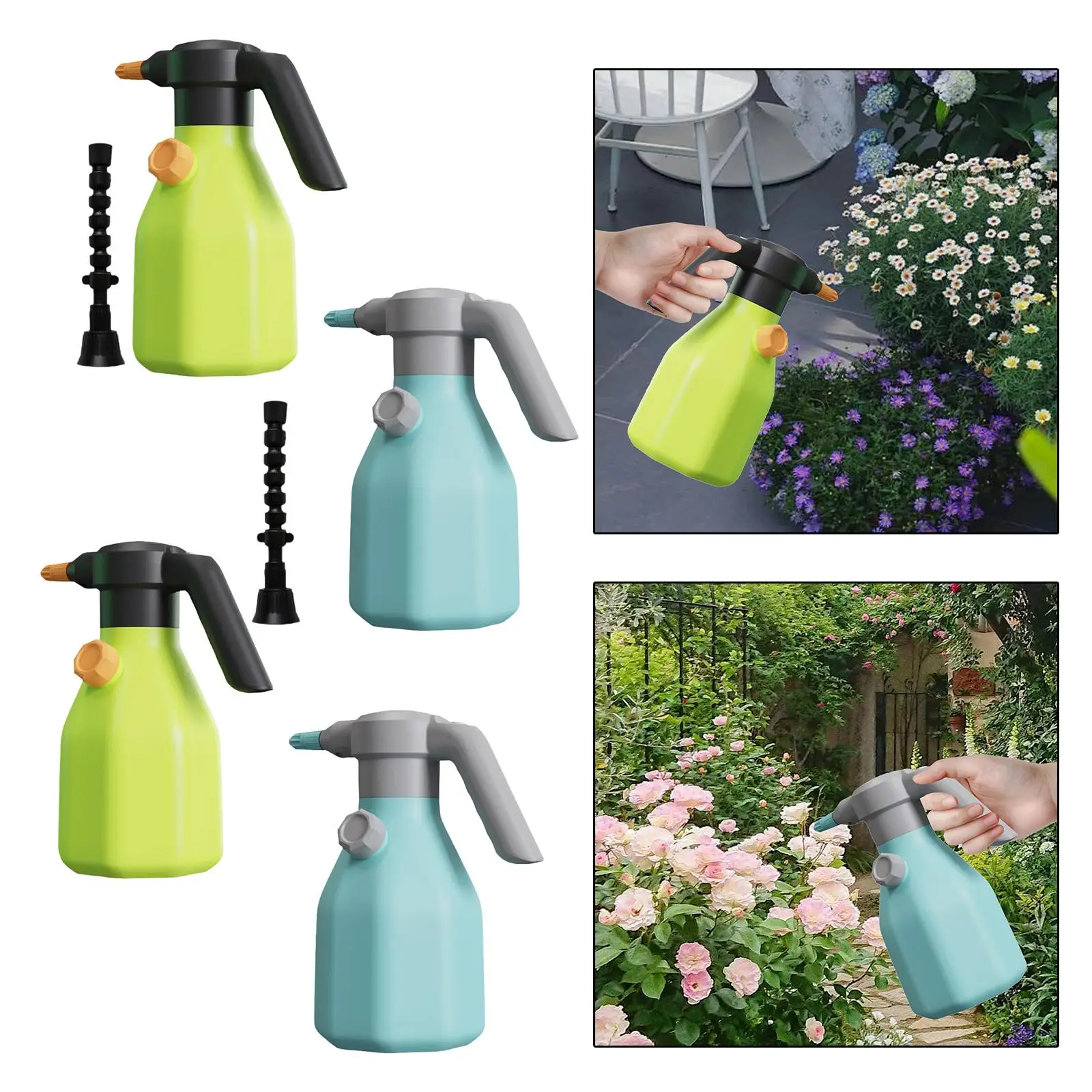 Electric Sprayer 2L Portable Multifunctional Convenient Water Inlet Water Sprayer Bottle Garden Sprayer for Gardening Cleaning