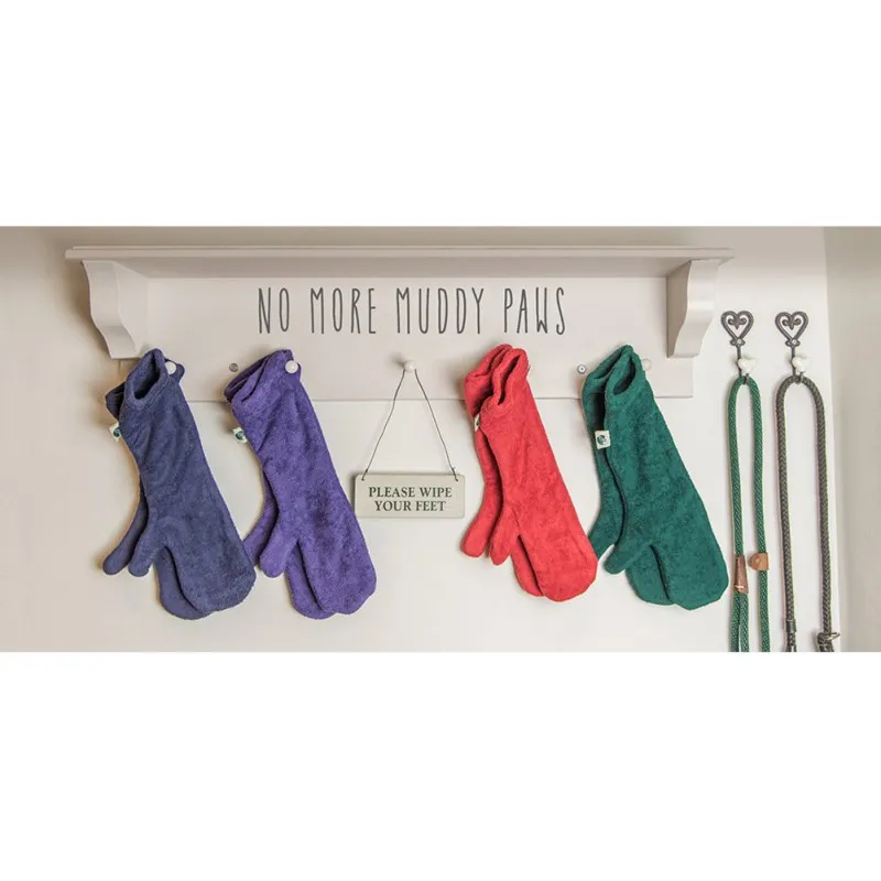 Guantes de secado para perros, gatos, caballos, vaca, cuidado de limpieza de pies, abrigo de secado para cachorros, toalla absorbente de secado rápido, accesorios suaves - imagen 5