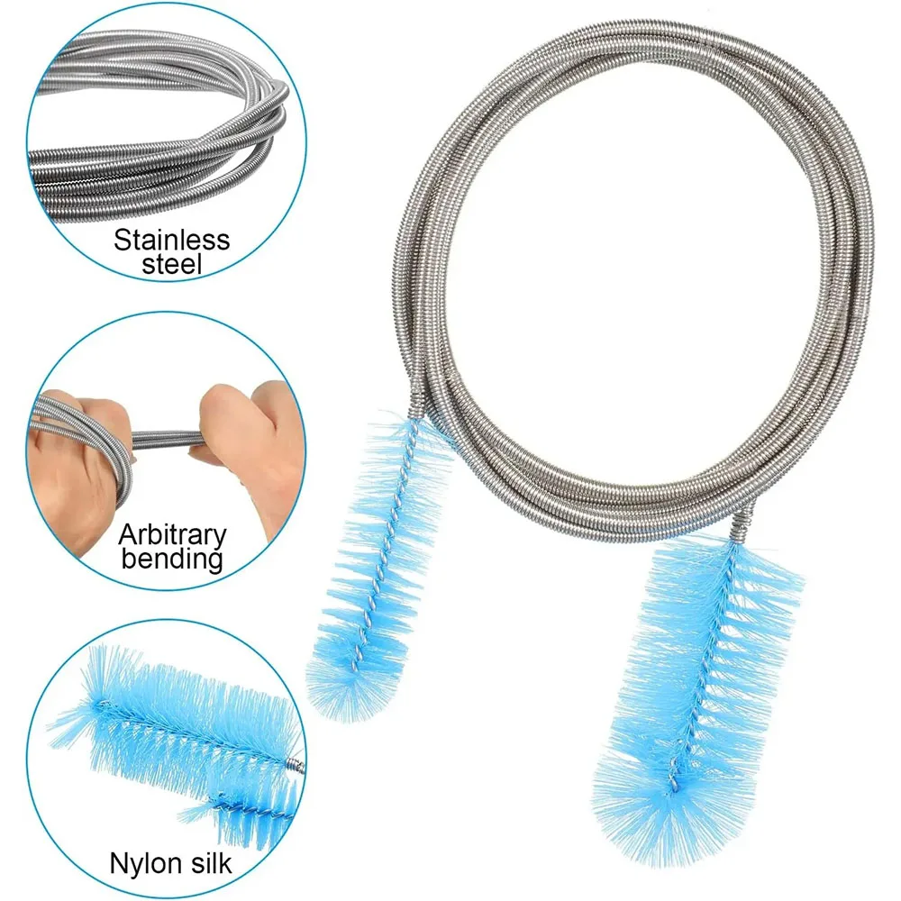 Cepillo de limpieza de tanque de agua, accesorios para pecera, bomba de filtro de agua, tubo de lirio, manguera traqueal, herramientas, suministros acuáticos para mascotas, productos - imagen 5