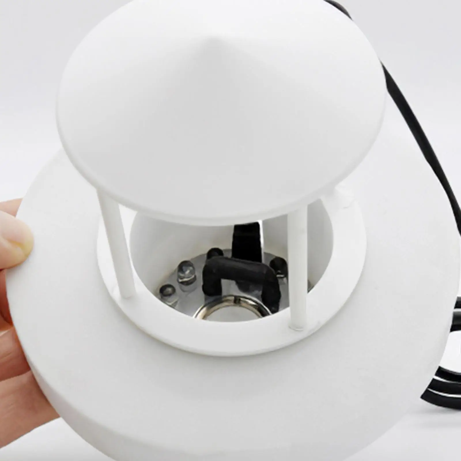 Floating Mist Fog Maker Float Guard Colorful LED Light Fish Tank Rockery