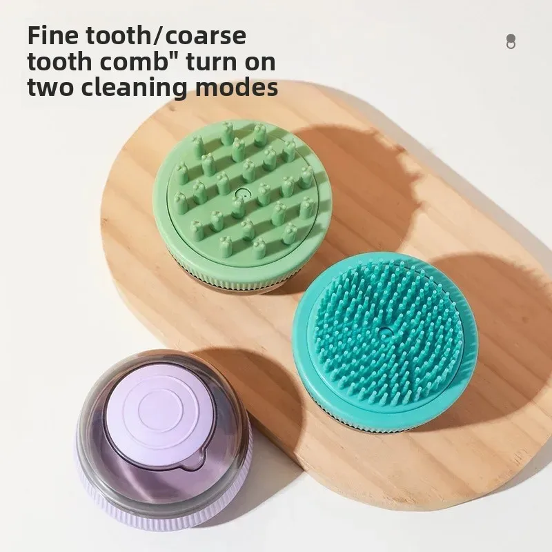 Nuevo cepillo para mascotas, masaje de baño multifuncional, baño de silicona para frotar, cepillo de limpieza para mascotas, suministros para gatos, cepillo para gatos