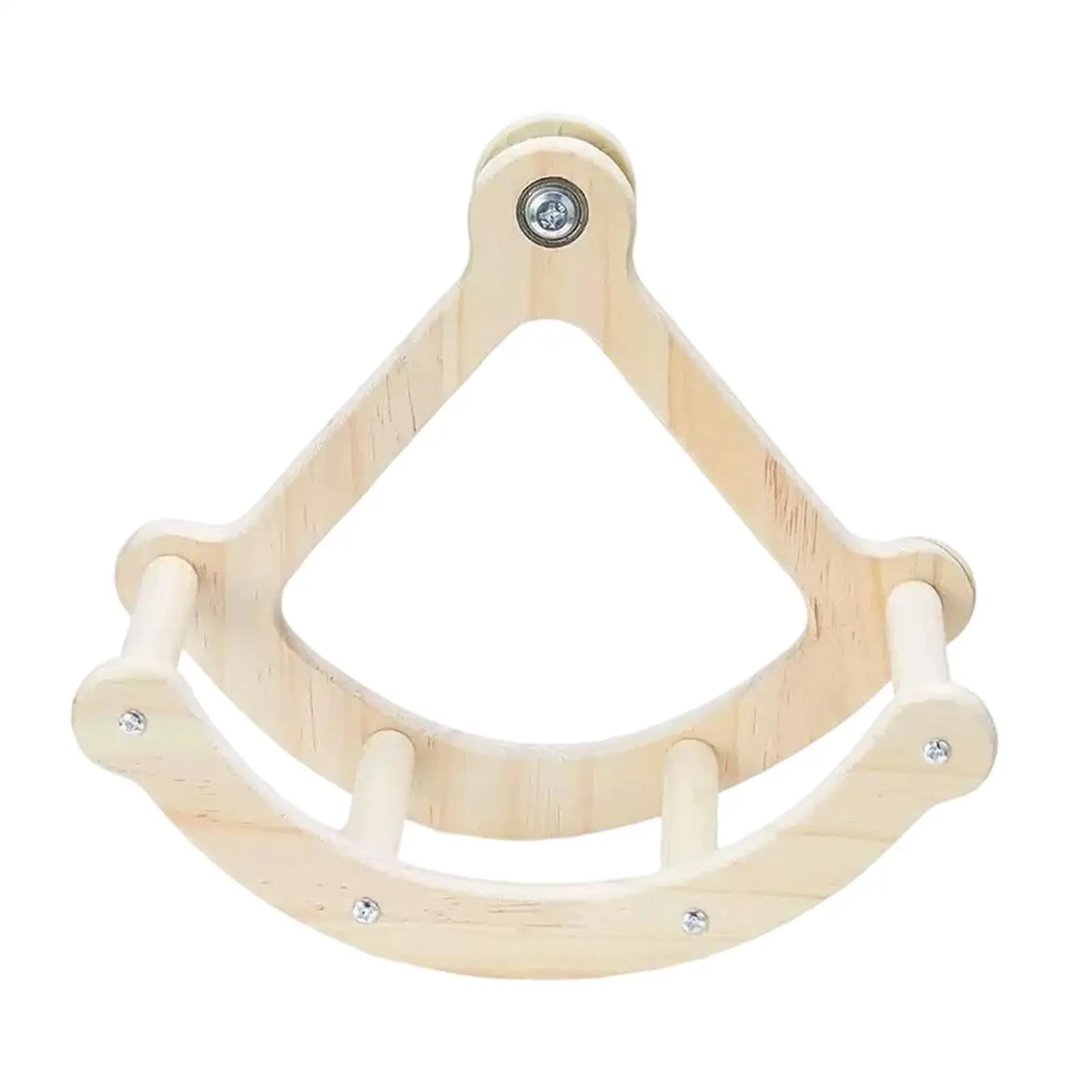 Bird Perch Toy Intelligence Puzzle Birdcage Accessories Interactive Rocking Parakeet Toy for Budgie