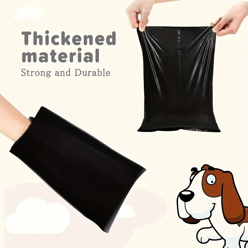 Bolsas para excrementos de perros, bolsas portátiles para restos de mascotas, bolsas de basura duraderas y a prueba de fugas, suministros de limpieza para mascotas, 300/1500 Uds. - imagen 4