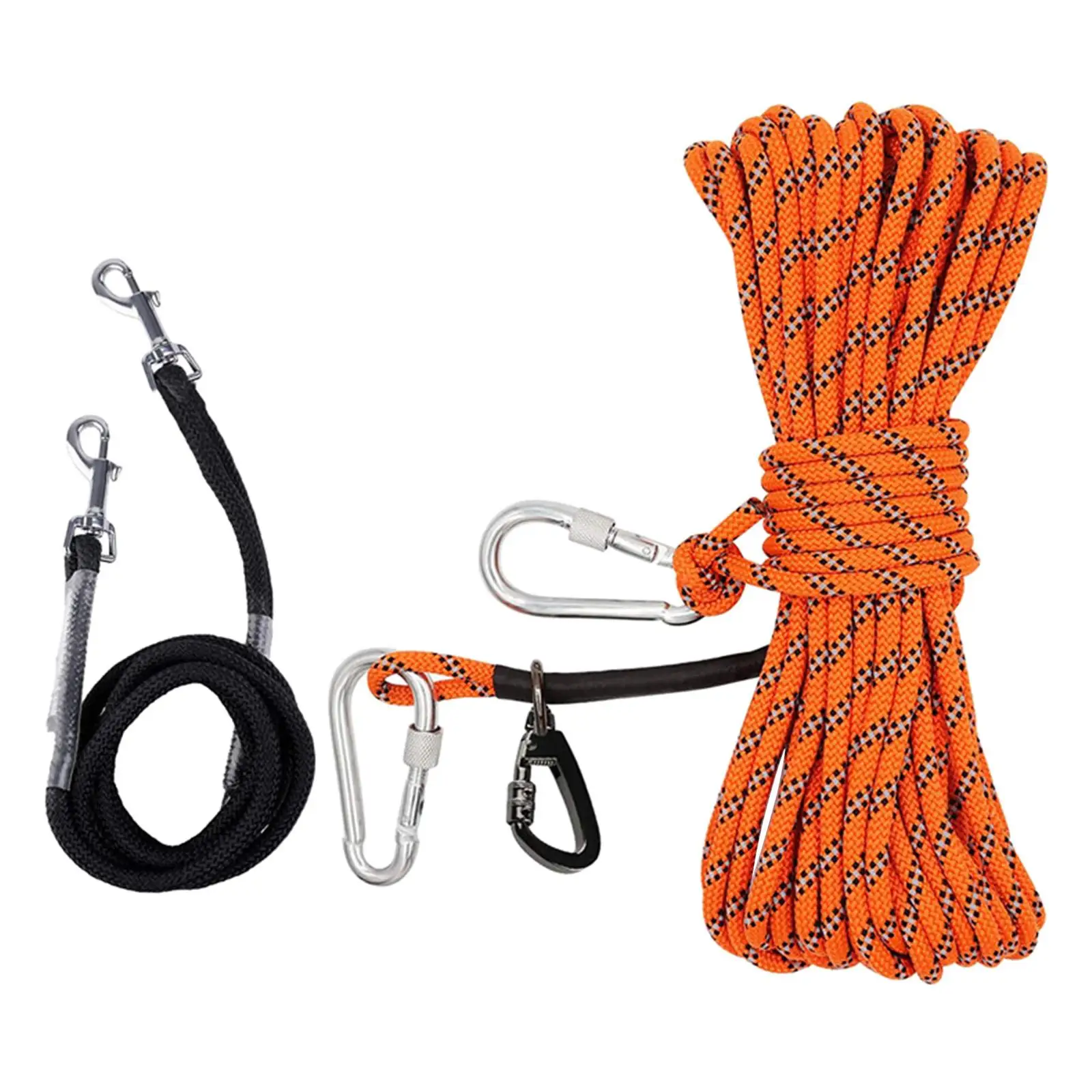 Dog Tie Out Cable Smooth Sliding for Outdoor Activities Camping Mountains
